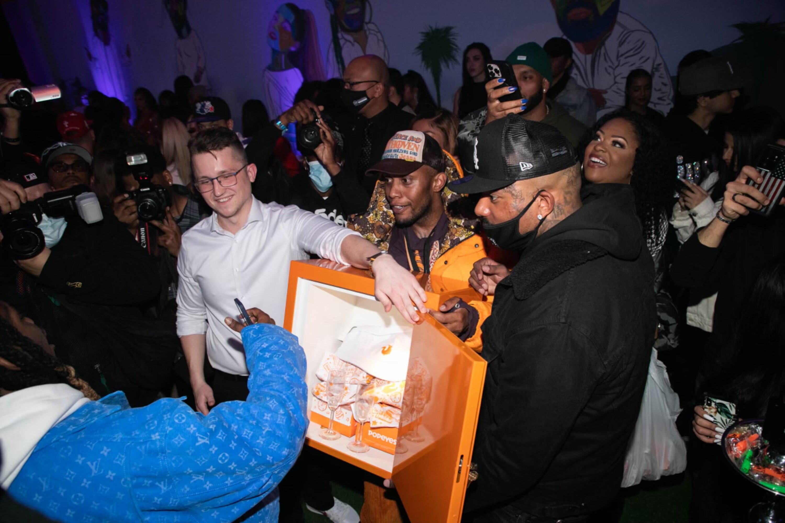 Offset x Popeyes activation